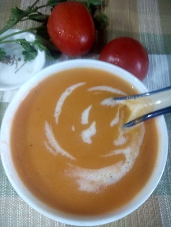 Roasted Tomato Soup|Cream of Tomato Soup