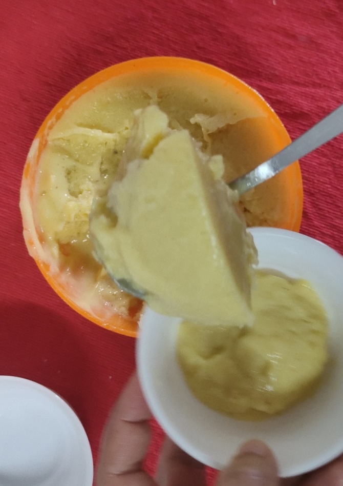 pumpkin mango icecream